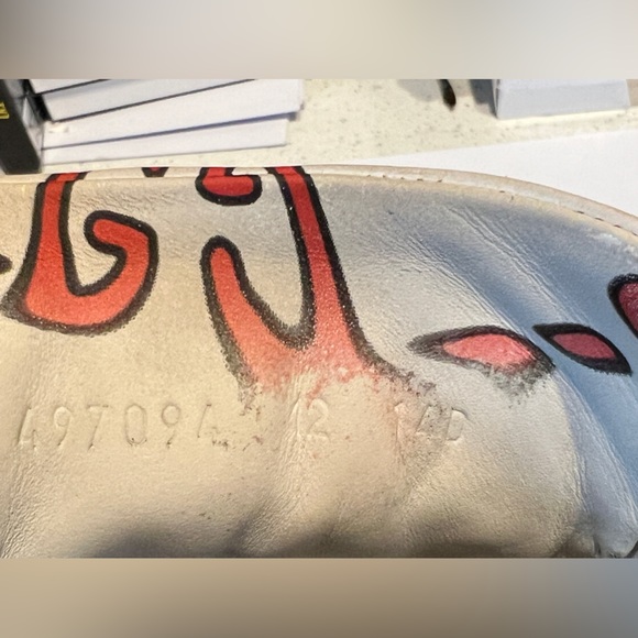 Gucci white ghost ace low sneakers 497094 - Picture 8 of 12